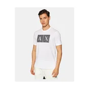 ARMANI EXCHANGE Majica  črna / bela