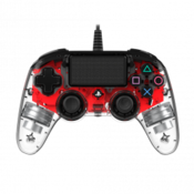 Nacon PS4 Wired Illuminated Compact Controller Red
