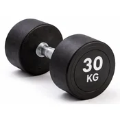 Kubisport Enoročna utež 30 kg, ovalna, črna