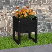 Sadilica crna 40 x 40 x 52,5 cm od masivne borovine