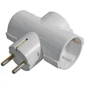 RAZDELILNIK/ADAPTER EMOS 3 ŠUKO BEL