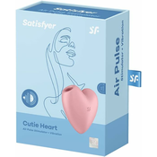 Satisfyer Cutie Heart Air Pulsation Stimulator sa vibracijom