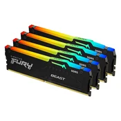 Kingston 64GB DDR5 6000MT/s kit KF560C40BBAK4-64 Fury Beast RGB