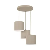 Viseči lestenec ARDEN na vrvici 3xE27/15W/230V, premer 30 cm, bež