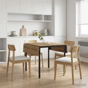 vidaXL Raztegljiva jedilna miza 120 x 81,5 x 75 cm Inženirski les