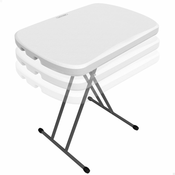 Stol za piknik Lifetime Bijela Celik HDPE 66 x 71 x 46 cm