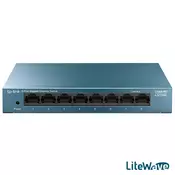 TP-LINK LiteWave LS108G 8-port 10/100/1000Mbps mrežno stikalo (LS108G)