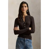 Polo Ralph Lauren majica z dolgimi rokavi ženska bombažna