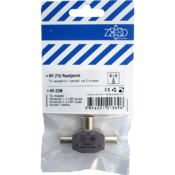 ZED electronic Antenski razdelnik 1 ženski na 2 muška - RF-Z2M