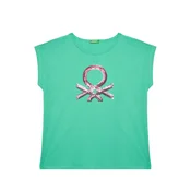 United Colors Of Benetton Majica 3I1XC10P1 Zelena Regular Fit