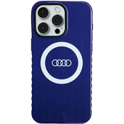 Maska Audi IML Big Logo MagSafe tvrda maska iPhone 15 Pro Max 6.7 tamnoplava (AU-IMLMIP15PM-Q5/D2-BE)