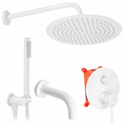 Komplet za skrito vgradnjo kadi/prhe Rea Lungo White+ BOX