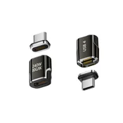 INF Magnetni USB-C adapter z eMarker, 240W PD, 80Gbps, 8K, USB4 Gun Black, (5000276487)