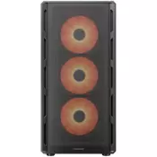 COUGAR AIRFACE PURE PRO PC Case, Mid Tower, Black - CGR-2GA5B-P