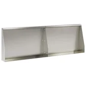 VIDAXL Zadrževanje stene 2 kos 60 x 12 x 30 cm Nerjaveče jeklo Srebrna