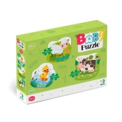 DoDo Otroška sestavljanka Kmečke živali 3v1 (2,3,4 kosi)