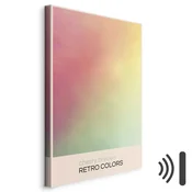 Slika - Cherry Breeze - Pastel Gradient in Delicate Retro Colors 60x90 Akusticna