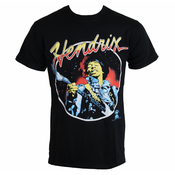 Metal majica moška Jimi Hendrix - Script Circle - ROCK OFF - JHXTS06MB