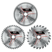 Einhell set reznih listova 3 kom 250x30 T24/42/60, pribor za stacionarne testere TE-TS 2025 UF, TE-CC 2025 UF, TE-SM 2534 Dual, TC-SM 2534