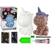 Kreativni komplet samorog DIY diamanti kristali rjava