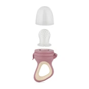 PETITE&MARS Silikonski dudelj za hranjenje Fruzi Rose&Sand 6m+