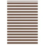 Zebra zavjesa Smeda 155x230 cm Širina tkanine 150,9 cm Poliester