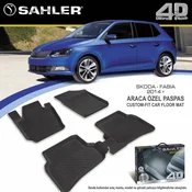 Sahler Gumene patosnice 4.5D za Skoda Fabia od 2014-2021