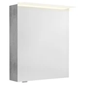 SAPHO LINEX LED Kopalniška Galerka 60x70x15cm, Dub Stříbrný, Leva/Desna