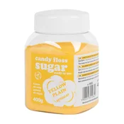 shumee Barvni sladkor za bombažno bombo, rumen, naravna aroma sladke vate, 400 g
