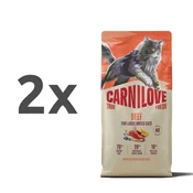 Carnilove Cat True Fresh Adult Large, briketi - govedina 2 x 6 kg