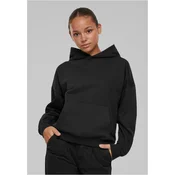 Womens Organic Oversized Hoodie Black