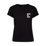 Ladies Waiting For Friday Box Tee black