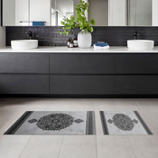 Lessentiel Maison Set 2 prostirke za kupatilo Sivi