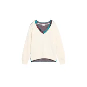 Desigual Majica mešane barve / volneno bela
