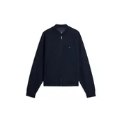 TOMMY HILFIGER Jopa na zadrgo ESSENTIAL temno modra