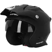 Motoristična jet čelada ACERBIS Aria, črna