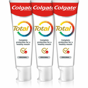 Colgate Total Original zobna pasta 3x75 ml