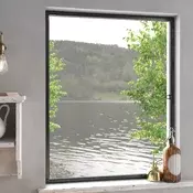 vidaXL Mreza proti insektom za okna Antracit 120 x 140 cm