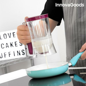 InnovaGoods dozirnik mase za muffine in palačinke z recepti