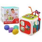 Edukativna kocka za bebe Sorter 7u1 - šarena