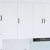 vidaXL Stenska kuhinjska omarica Bela 50 x 31 x 100 cm Konstruiran les