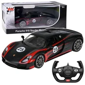 shumee Porsche 918 Spyder Performance avtomobil na daljinsko vodenje, črne barve, Rastar 1:14