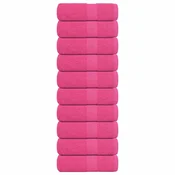 Vidaxl vidaXL Brisače 10 kosov, roza, 30 x 30 cm, 100 % bombaž