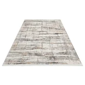 Opviq Tepih 80x150cm Krem-Sivi