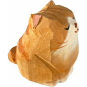 Generic Wooden statue sculpture cute small statue handmade wooden art carving work suitable for home office decoration, (21065469)