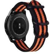 shumee Najlonski pašček Alogy za Huawei Watch GT 2 Pro 22 mm, oranžen in črn