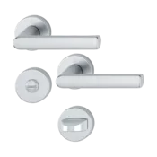 Hoppe Hamburg 1700/42KB/42KBS F1 WC aluminijska unutarnja rucka i rozeta