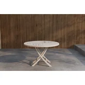 Venture Design Jedilna miza Kenya 120x75 cm bela