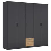 Boxxx omara ZA OBLAČILA, siva, hrast artisan