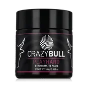 Crazy Bull Play Hard Strong Matte Paste krema za lase 100 g za moške
